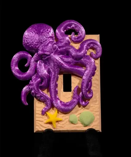 Octopus Light Switch cover