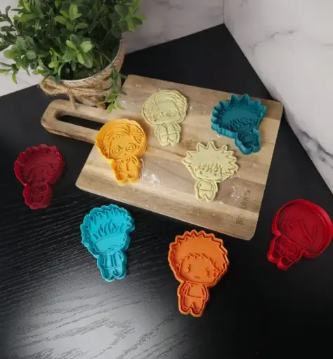 Jujutsu Kaisen inspired cookie cutter set